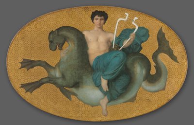 Arione su un cavallo marino, 1855 da William Adolphe Bouguereau