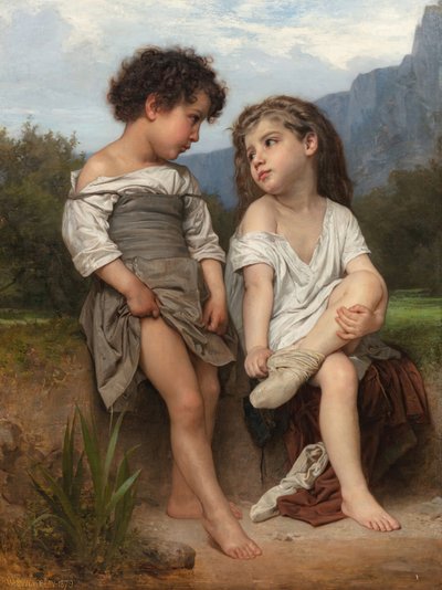 Al Bordo del Ruscello da William Adolphe Bouguereau