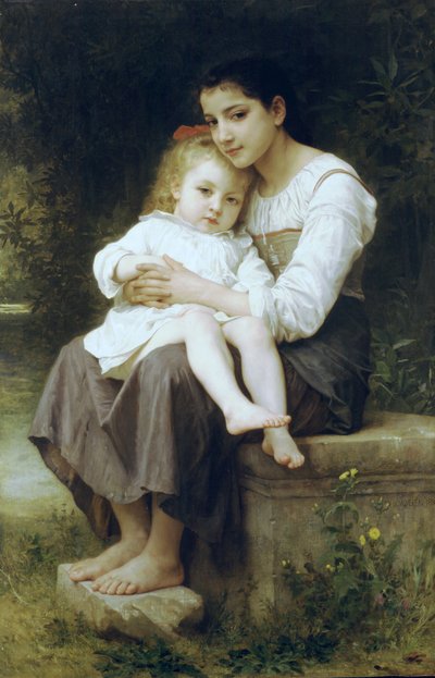 Sorella maggiore da William Adolphe Bouguereau