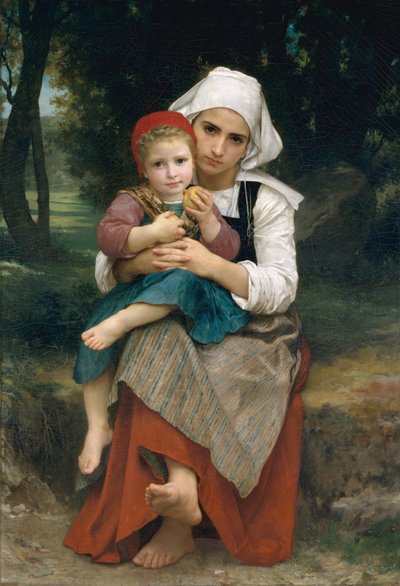 Fratello e Sorella Bretone da William Adolphe Bouguereau