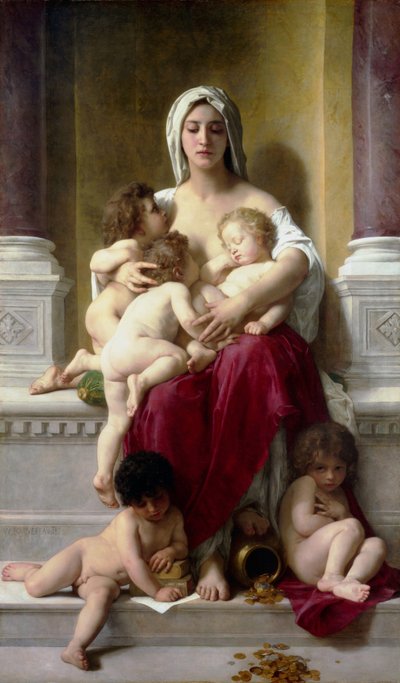 Carità da William Adolphe Bouguereau