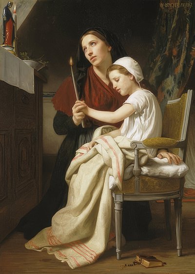 Il sacrificio di ringraziamento da William Adolphe Bouguereau