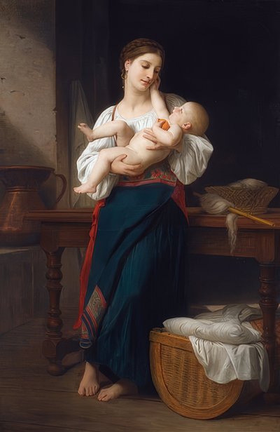 Prime tenerezze da William Adolphe Bouguereau