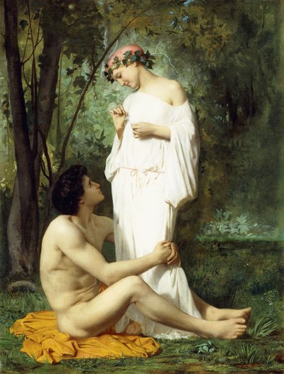 Idillio, 1851-52 da William Adolphe Bouguereau