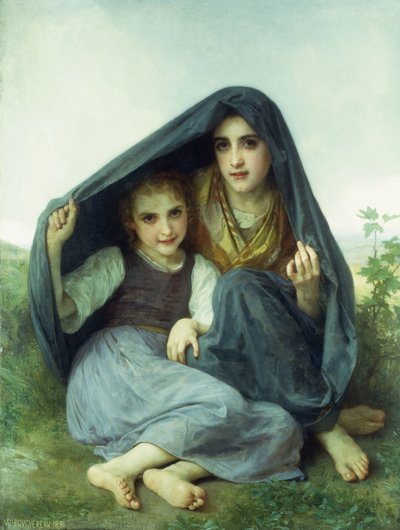 Il rifugio, 1891 da William Adolphe Bouguereau