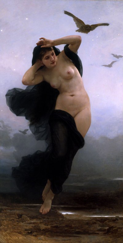 La notte da William Adolphe Bouguereau