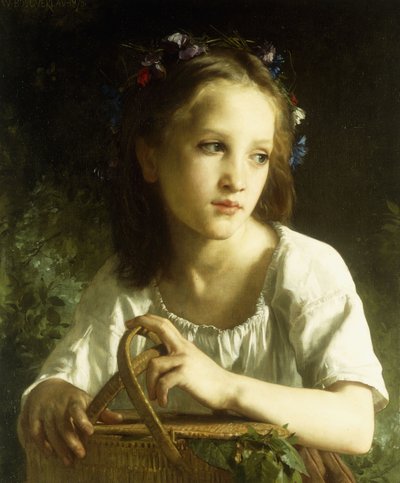La Petite Ophelie, 1875 da William Adolphe Bouguereau