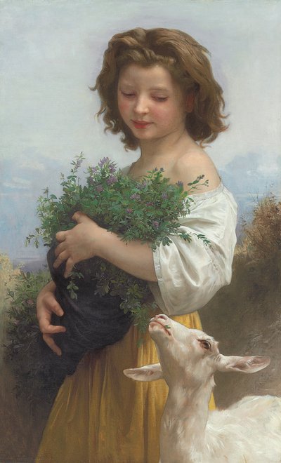 La Piccola Esmeralda da William Adolphe Bouguereau