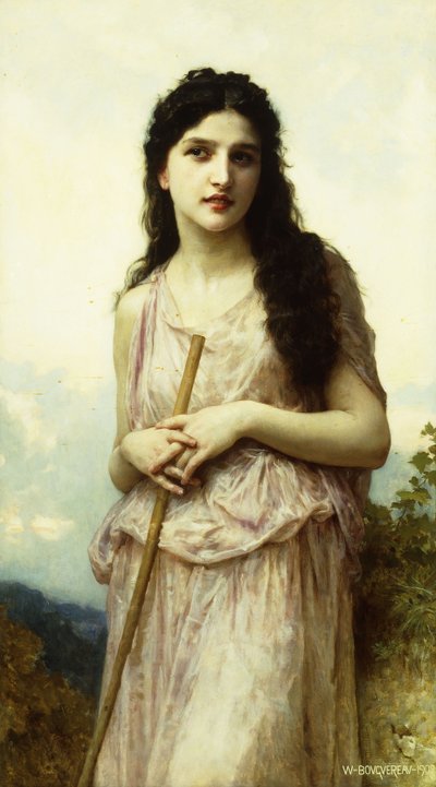 Meditazione, 1902 da William Adolphe Bouguereau