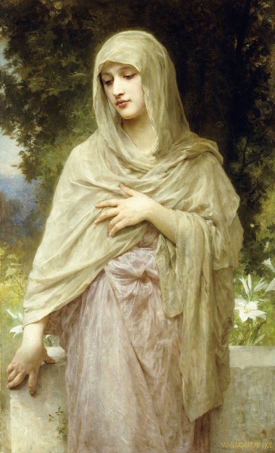 Meditazione da William Adolphe Bouguereau