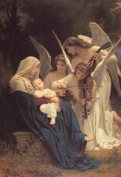 Canto degli angeli, 1881 da William Adolphe Bouguereau