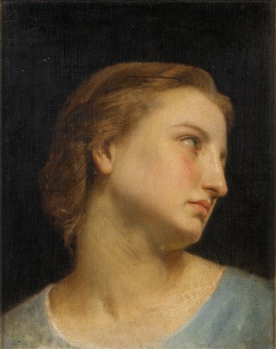 Studio della Testa di una Donna da William Adolphe Bouguereau