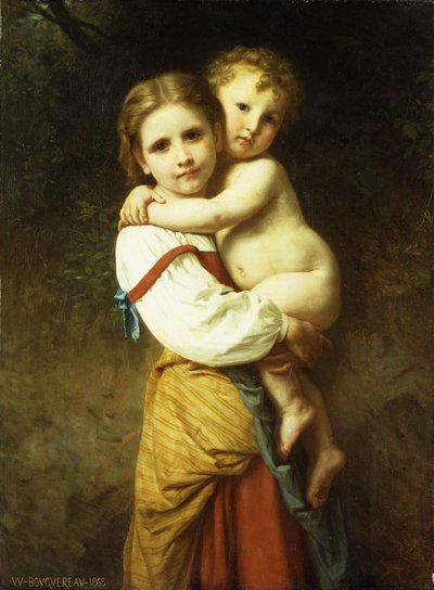 La sorella maggiore da William Adolphe Bouguereau