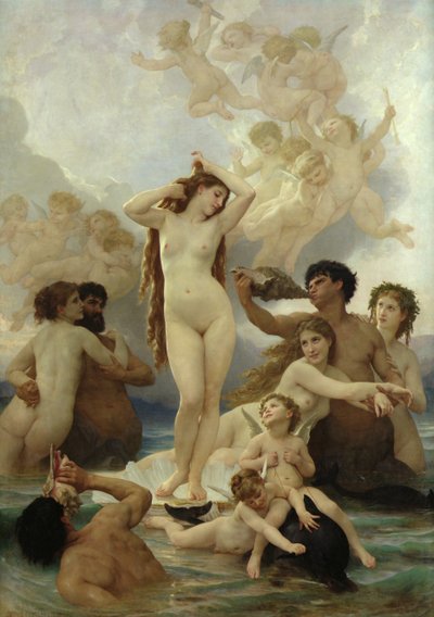 La nascita di Venere da William Adolphe Bouguereau