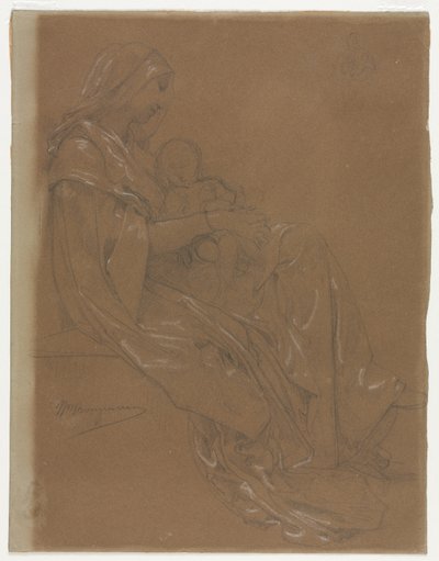 La Vergine e il Bambino da William Adolphe Bouguereau