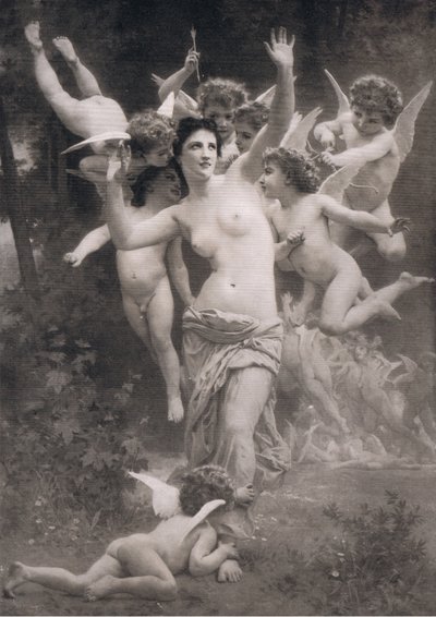 Un nido di cupidi, da Bibbys Annual, 1916-1917 da William Adolphe after Bouguereau