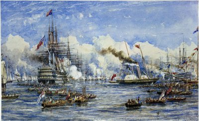 La visita di Sua Maestà alla nave ammiraglia l