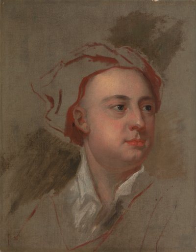 Studio incompiuto della testa di James Thomson da William Aikman