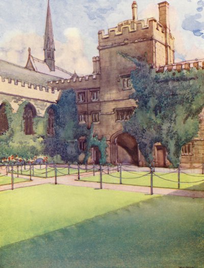 Quadrilatero anteriore del Jesus College da William Ainsworth Wildman