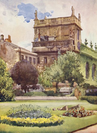Trinity College dal giardino dei Fellows di Balliol da William Ainsworth Wildman