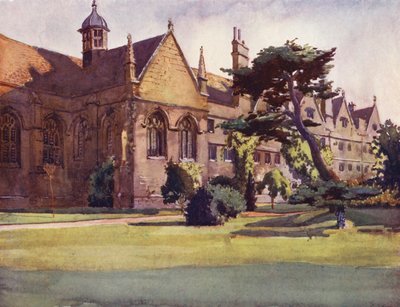 Facciata del Giardino del Wadham College da William Ainsworth Wildman