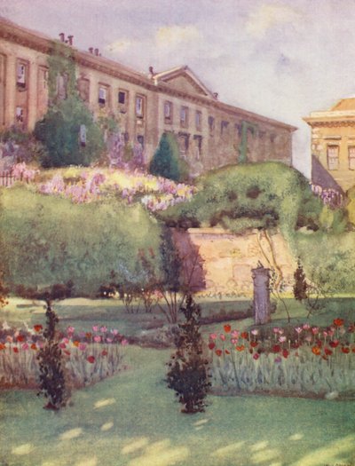 Worcester College dal giardino del Rettore da William Ainsworth Wildman