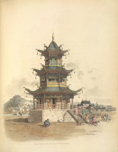 Una Pagoda o tempio da William Alexander