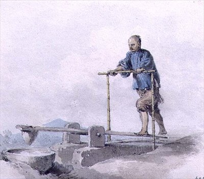 Lavoratore cinese al lavoro da William Alexander