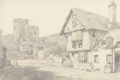 Conway, Galles del Nord: Il Castello e la Vecchia Casa del Collegio da William Alexander
