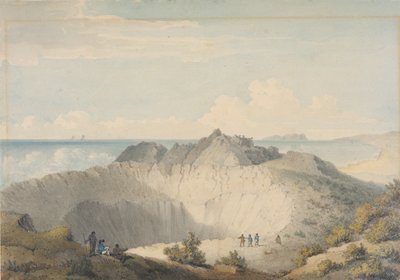 Cratere della vetta del Monte Worroray, Owhyhee da William Alexander