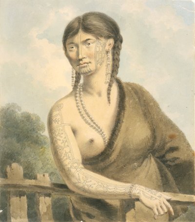 Donna tatuata da William Alexander