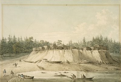 Villaggio indiano, Point Mudge da William Alexander