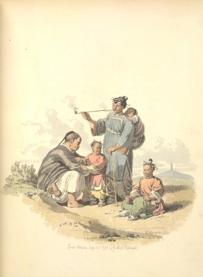 Contadino con famiglia da William Alexander