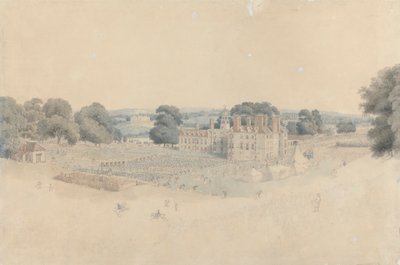 La cena a Mote Park, Maidstone, dopo la revisione reale dei volontari del Kent da William Alexander