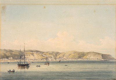 La città di Valparaiso sulla costa del Cile da William Alexander