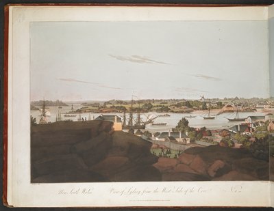 Vista da Sydney del lato ovest della baia da William Alexander