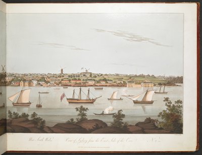 Veduta di Sydney dal lato est della baia da William Alexander