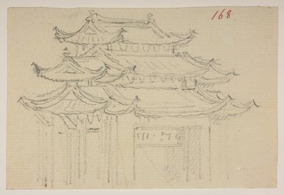 Templi, da un Album di 372 disegni di paesaggi, coste, costumi e vita quotidiana realizzati durante l