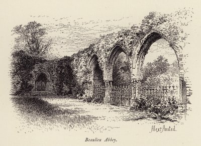 Abbazia di Beaulieu da William Alexander Ansted