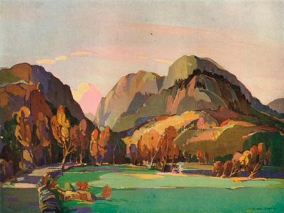 Il Passo di Aberglaslyn, c. 1927 da William Alison Martin