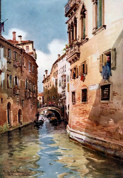 Rio del Olio, Venezia, Italia da William Alister Macdonald