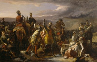 Eroismo e umanità, c.1840 da William Allan