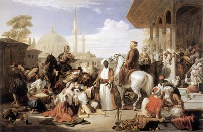 Il mercato degli schiavi, Costantinopoli da William Allan