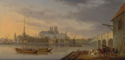 Veduta del ponte di Westminster e dell