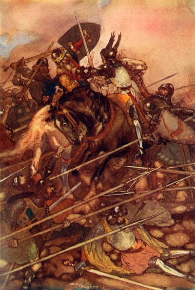 Siegfried cattura Ludegast da William Andrew Pogany