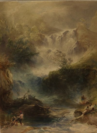 Cascata di Torke, Killarney, c.1860 da William Andrews Nesfield
