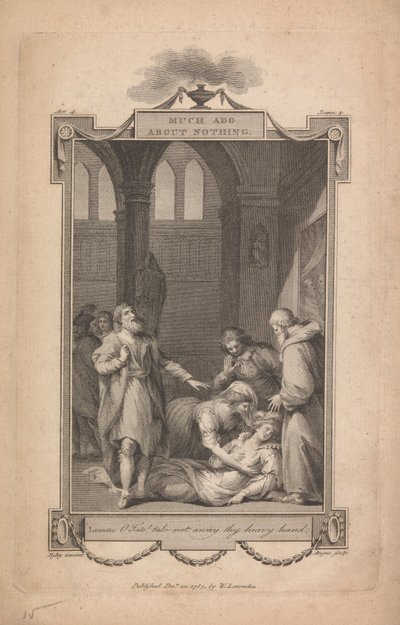 Molto rumore per nulla Atto IV, Sc. I da William Angus