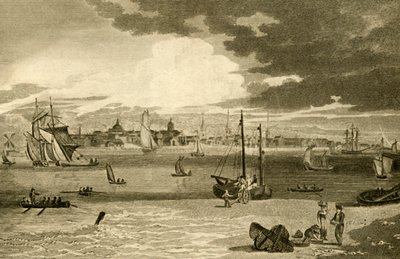 Veduta di Liverpool dal traghetto, Lancashire da William Angus