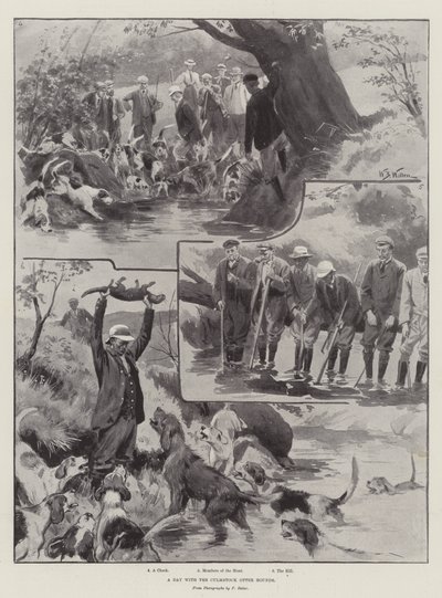 Una Giornata con i Segugi di Culmstock da William Barnes Wollen