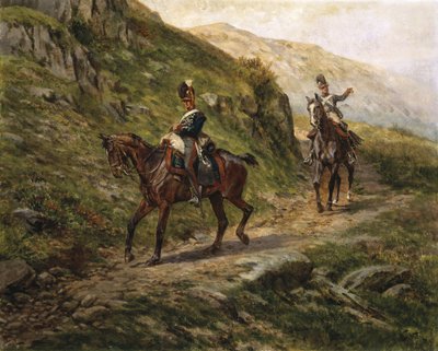 Uno sguardo al nemico, c.1910 da William Barnes Wollen